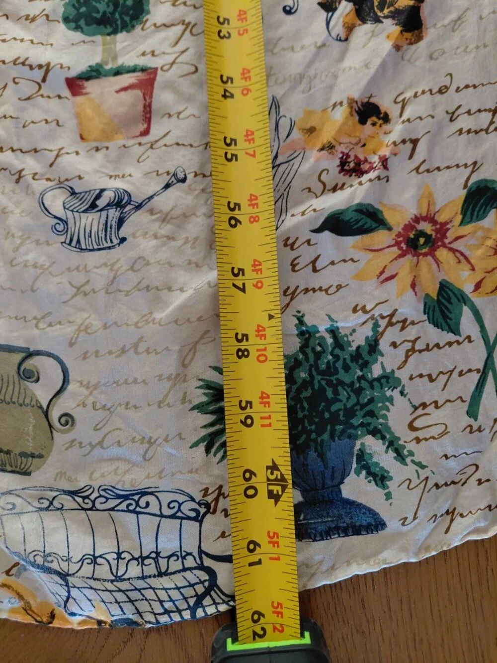 Vintage Silk Scarf Sunflowers Boho Cottagecore